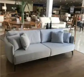 Sofa 3l - 2,20 mt de largura - linho cinza