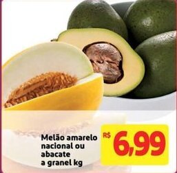 Extra Supermercado Melao Amarelo Nacional ou Abacate a granel 1kg oferta