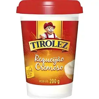 Requeijão cremoso tirolez 200g