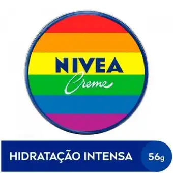 Farmácias Pague Menos Nivea creme hidratante arco-íris edição limitada orgulho 56g oferta