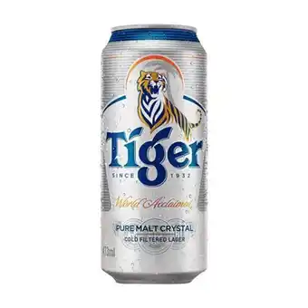 Supermercados Andreazza Cerveja lager puro malte crystal tiger 473ml oferta