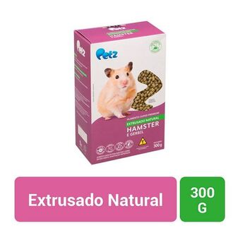 Petz Alimento roedor petz extrusado natural para hamster e gerbil - 300g oferta
