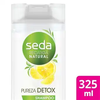 Shampoo seda recarga natural pureza detox 325ml