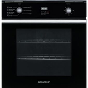 Novo Mundo Forno de embutir elétrico brastemp, 84 litros, timer touch, preto - boc84ae oferta