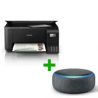 Multifuncional ecotank epson l3250 tanque de tinta wireless + echo dot (3ª geração) amazon