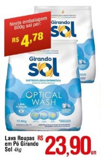 Fort Atacadista Lava roupas em po Girando Sol 4kg oferta