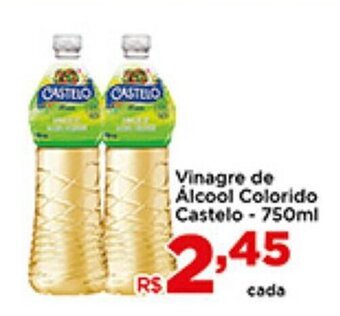Shibata Supermercados Vinagre de Alcool Colorido Castelo 750ml oferta