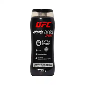 Gel para massagem nutriex ufc arnica extra forte sport com 200g