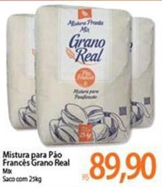 Mistura para Pao Frances grano Real Mix 25kg