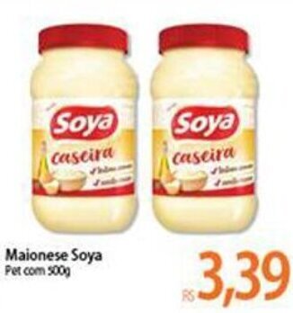 Atacadão Maionese Soya 500g oferta