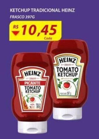 Assaí Atacadista Ketchup Tradicional Heinz 397g oferta