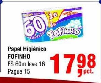 Higa Atacado Papel higiênico fofinho oferta