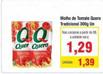 Spani Atacadista Molho de tomate quero tradicional oferta