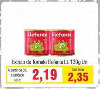 Spani Atacadista Extrato de tomate elefante oferta