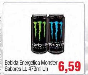 Spani Atacadista Bebida energética monster sabores oferta