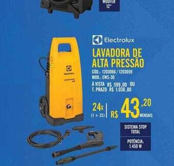 Zema Lavadora de alta pressão electrolux oferta