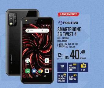 Zema Positivo smartphone 3g twist 4 oferta