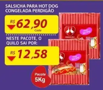 Assaí Atacadista Salsicha Para Hot Dog Congelada Perdigao 1kg oferta
