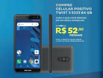 Celular Positivo Twist 3 S533 64 Gb