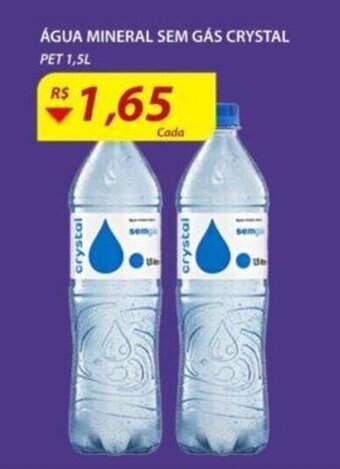 Assaí Atacadista Agua Mineral sem gas Crystal 1.5L oferta