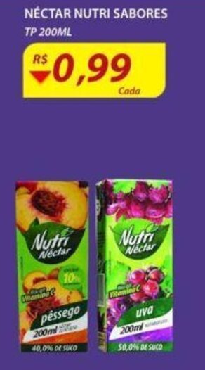 Assaí Atacadista Nectar Nutri Sabores 200ml oferta