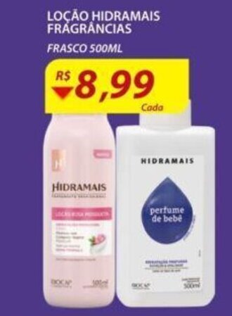 Assaí Atacadista Locao Hidramais Frag. 500ml oferta