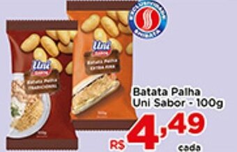 Shibata Supermercados Batata Palha Uni Sabor 100g oferta