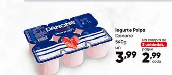 Zaffari Iogurte Polpa Danone 540g oferta