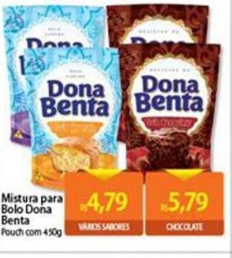 Atacadão Mistura para bolo Dona Benta 450g oferta