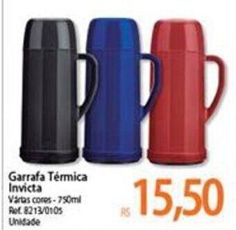 Atacadão Garrafa Termica Invicta 750ml oferta
