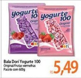 Atacadão Bala Dori Yogurte 100 600g oferta