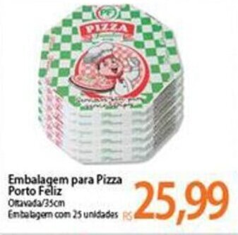 Embalagem para Pizza Porto Feliz