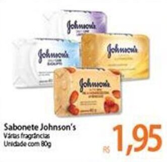 Atacadão Sabonete Johnson's 80g oferta