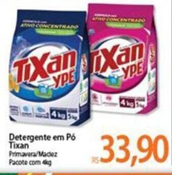 Atacadão Detergente em po Tixan 4kg oferta