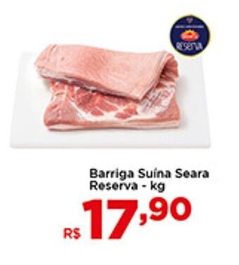 Shibata Supermercados Barriga Suina Seara Reserva 1kg oferta
