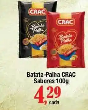 Supermercados Unidos Batata Palha Crac 100g oferta