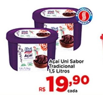 Shibata Supermercados Acai Uni Sabor Tradicional 1.5L oferta