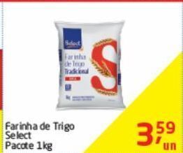 Tenda Atacado Farinha de trigo select pacote 1kg oferta