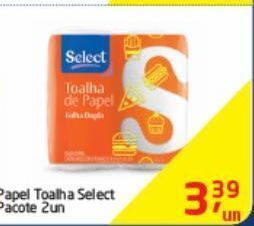 Tenda Atacado Papel toalha select pacote 2un oferta