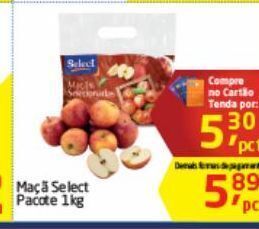 Tenda Atacado Maçã select pacote 1kg oferta