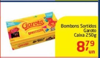 Tenda Atacado Bombons sortidos garoto caixa 250g oferta