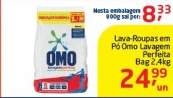 Tenda Atacado Lava-roupas em pó omo lavagem perfeita bag 2,4kg oferta