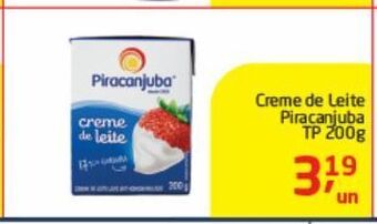 Tenda Atacado Creme de leite piracanjuba tp 200g oferta
