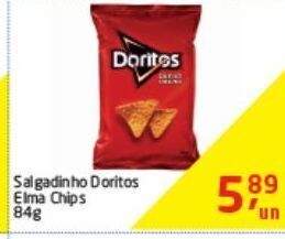 Tenda Atacado Salgadinho doritos elma chips 84g oferta