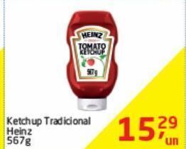 Tenda Atacado Ketchup tradicional heinz 567g oferta
