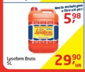 Tenda Atacado Lysoform bruto 5l oferta