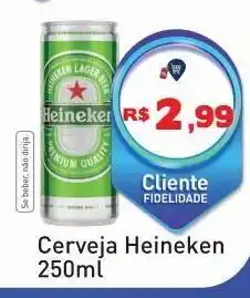 Tonin Superatacado Cerveja heineken 250ml oferta