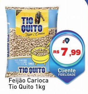 Tonin Superatacado Feijão carioca tio quito 1kg oferta