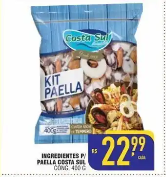 Ingresientes p/ paella costa sul 400g