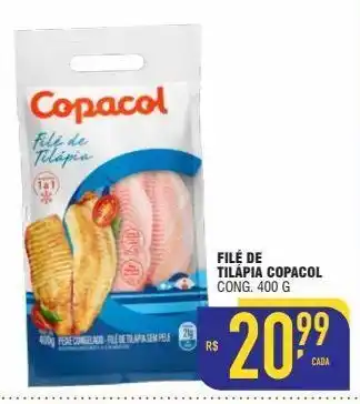 Mercantil Rodrigues Filé de tilapia copacol 400g oferta